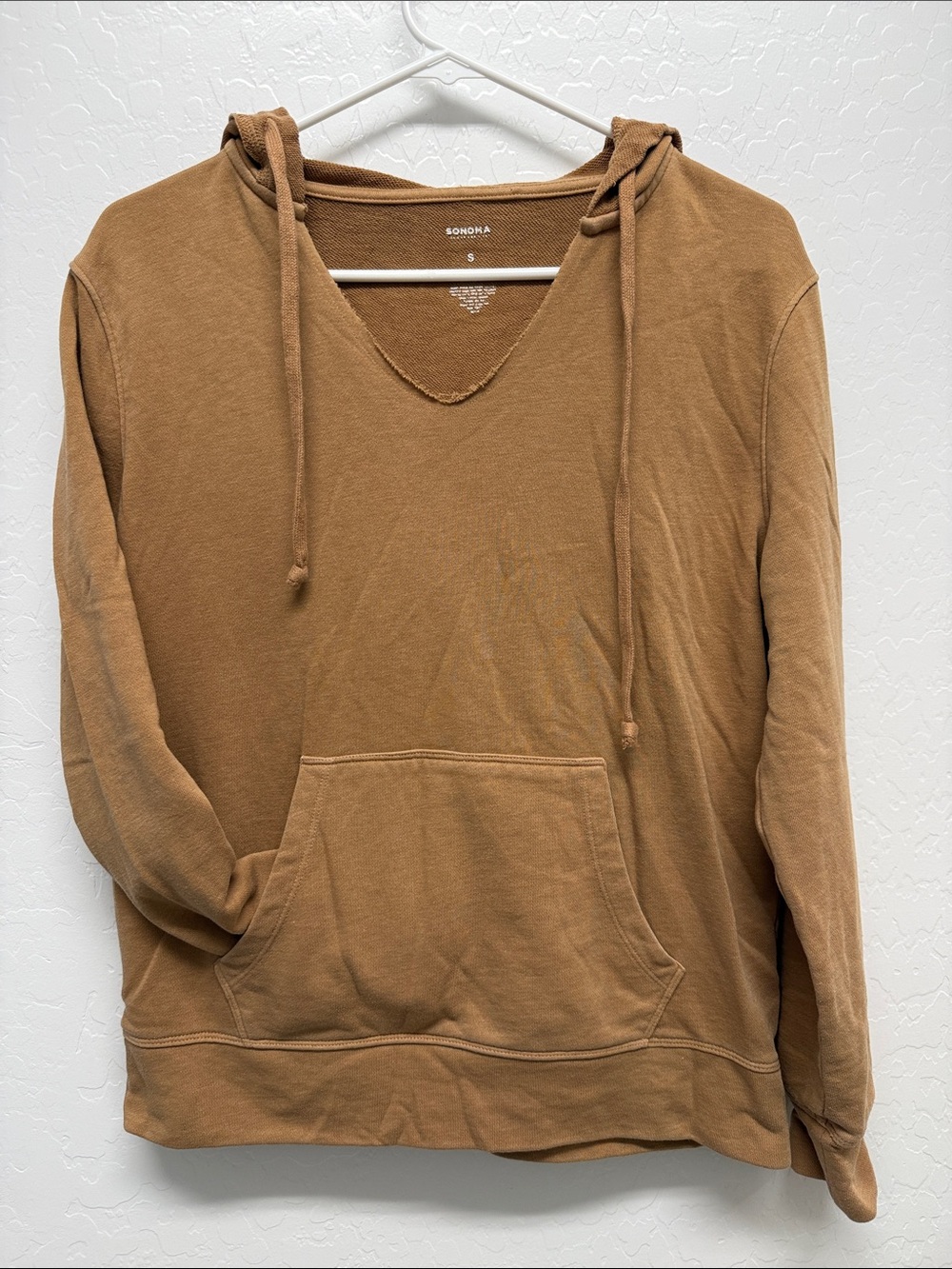 Sonoma Brown Hooded Pullover Sweatshirt